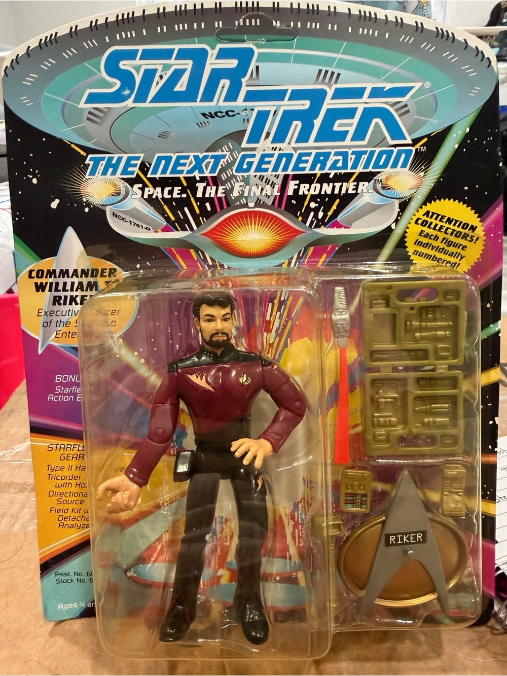 The Next Generation Action Figure - Burgundy & Black